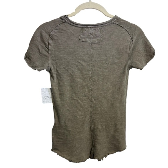 Free People Women's Lettuce-Edge Be My Baby T-Shirt, Size XSMALL - Picture 5 of 11